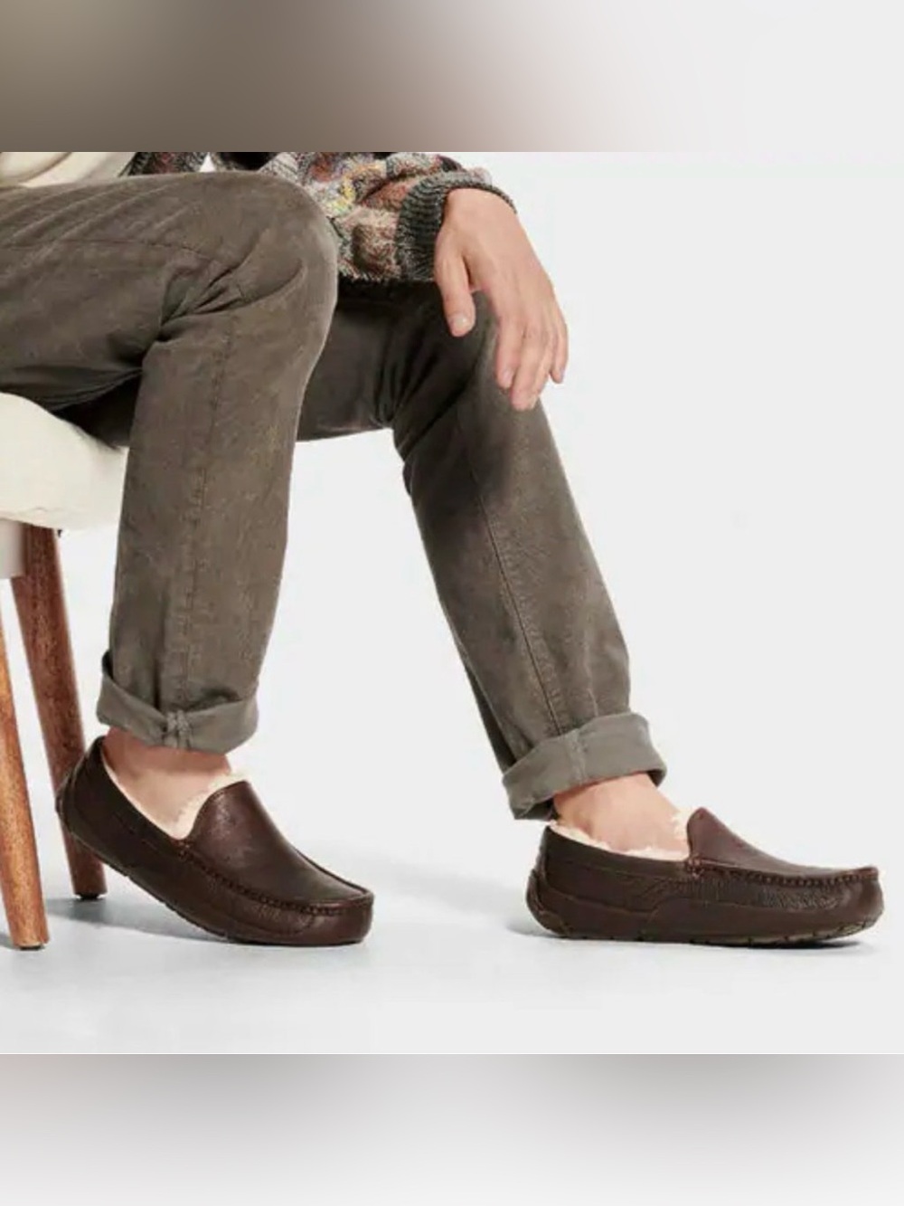 UGG Ascot Slipper - China Tea Men size 9